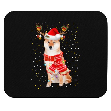 Discover Akita Mouse Pads Akita Reindeer Christmas Light