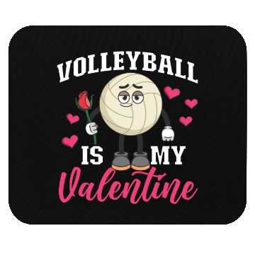 Discover Volleyball Player Team Valentines Mouse Pads