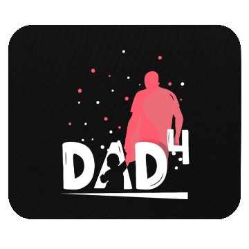 Discover Dad Of Four Daddy Father Father's Day Sayings Mouse Pads