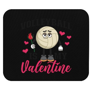 Discover Volleyball Player Team Valentines Mouse Pads