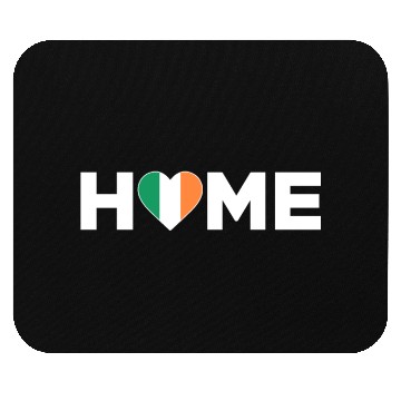 Discover Ireland Home Country Irish Flag Ireland Heart Mouse Pads