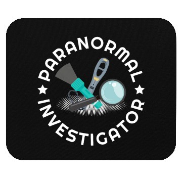 Discover Ghost Hunting Paranormal Investigator Mouse Pads