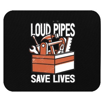 Discover Loud Pipes Save Lives Car Garage Mechanic Tools Mouse Pads