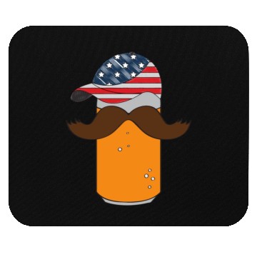 Discover funny patriotic mullet beer 4th of july summer Mouse Pads