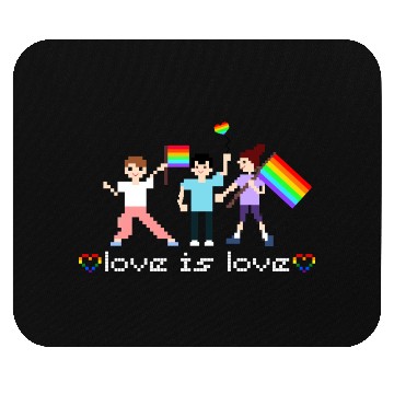 Discover Pride Pixel, perfect for LGBT community Mouse Pads