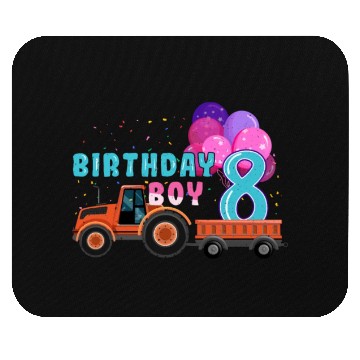Discover Birth Born Age 8 Year Old Boy Ranch Farm Tractor Mouse Pads