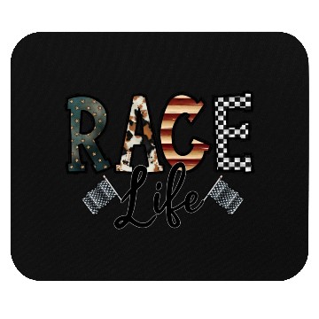 Discover Race Life Mouse Pads