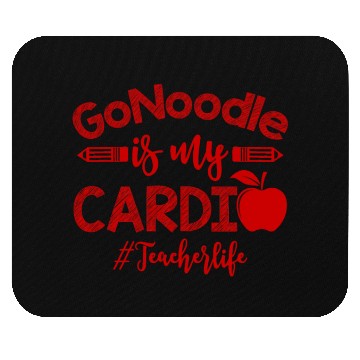 Discover GoNoodle is My Cardio Teacher Life Funny Mouse Pads