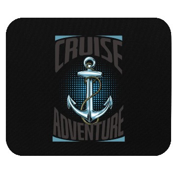 Discover Cruise Adventure Anchor Mouse Pads
