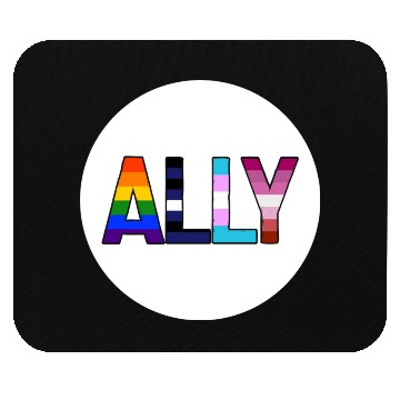 Discover Allyship - LGBTIQ Queer Gay Pride CSD Mouse Pads