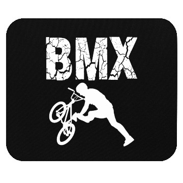 Discover bmx race bike cyclist rider trick Mouse Pads