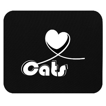 Discover I love cats Mouse Pads