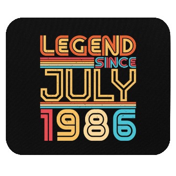 Discover Birthday Greeting July 1986 Mouse Pads