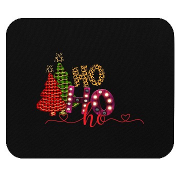 Discover Ho Ho Ho snow tree Mouse Pads