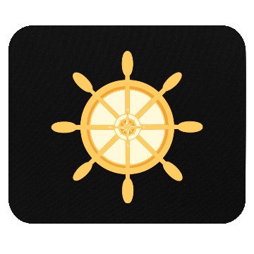 Discover Ship's Wheel, nautical star & cardinal points Mouse Pads