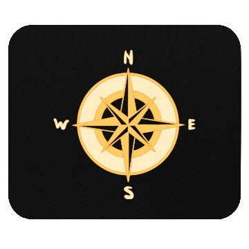 Discover Nautical Compass star / rose, cardinal directions Mouse Pads