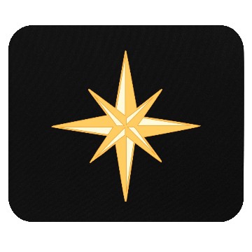 Discover Nautical star. Compass rose, cardinal directions Mouse Pads