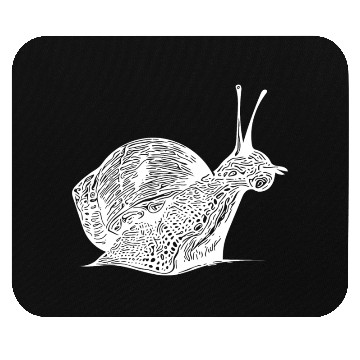 Discover Vintage Realistic Snail Mouse Pads