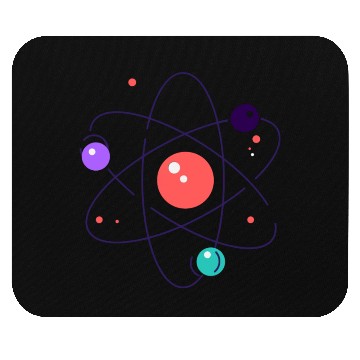 Discover atom, physics, physic, science Mouse Pads