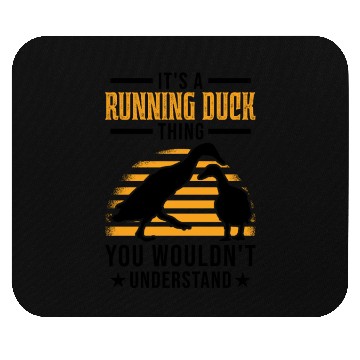 Discover Running Duck Thing Bottled Mouse Pads