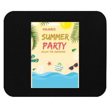 Discover Summer party Mouse Pads