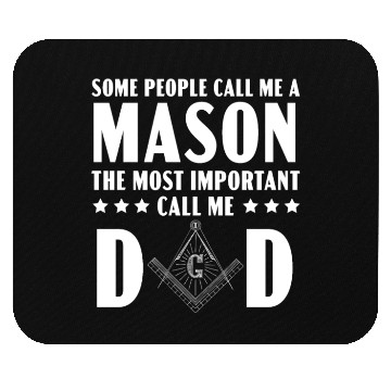 Discover Freemason Dad Fraternal Freemasonry Square Compass Mouse Pads
