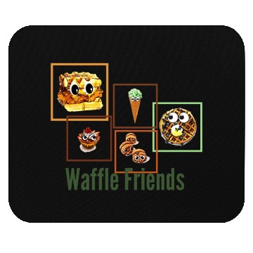 Discover Waffle Friends Mouse Pads