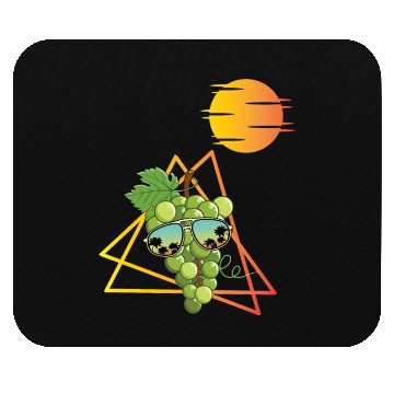 Discover 80s Green Grapes Mouse Pads