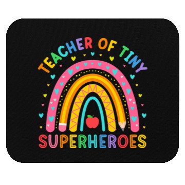 Discover Teacher Of Tiny Superheroes Funny Pre-k Teacher Mouse Pads