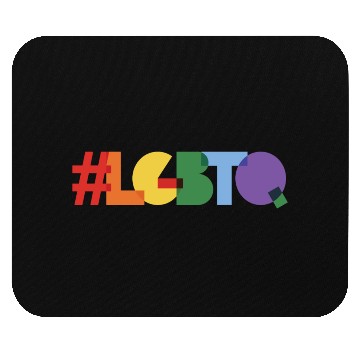 Discover #LGBTQ Rainbow Pride Banner Mouse Pads