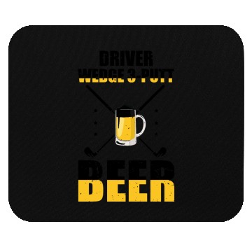 Discover Novelty Golfing Golfer Comical Field Sports Mouse Pads