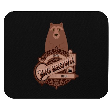 Discover Grizzly bear Mouse Pads