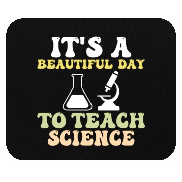 Discover Funny Science Teacher Mouse Pads