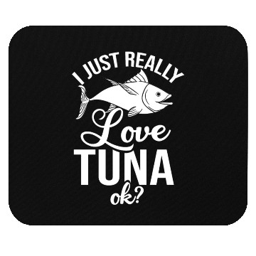 Discover Red Tuna Fish Bluefin Fishing Salad Mouse Pads