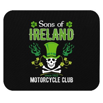 Discover Ireland Motorcycle Club Irish Biker Mouse Pads