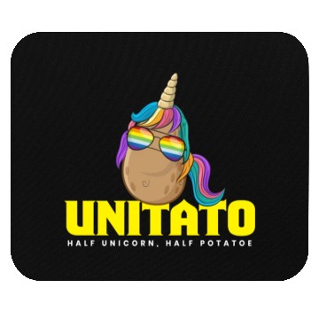 Discover Unitato Potato Unicorn Mouse Pads