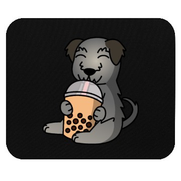 Discover Boba Bubble Tea Irish Wolfhound Mouse Pads