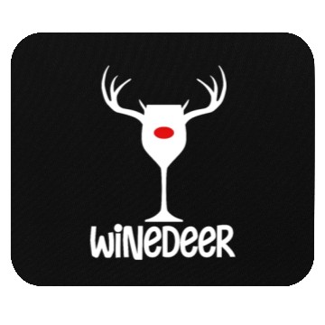 Discover Wine Deer Mouse Pads
