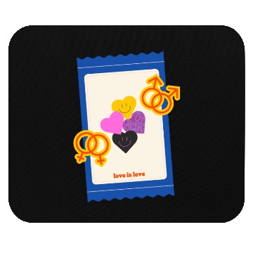 Discover LGBT love is love Mouse Pads