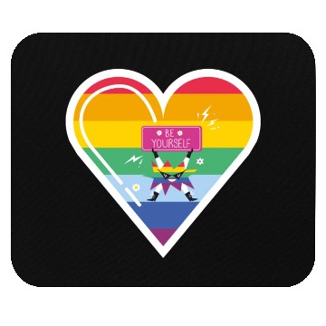 Discover LGBT Pride be yourself Mouse Pads