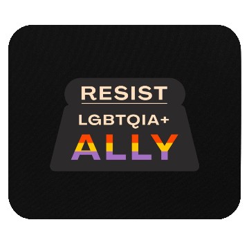 Discover Resist pride Mouse Pads