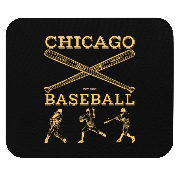 Discover Vintage Chicago baseball est 1900 Mouse Pads