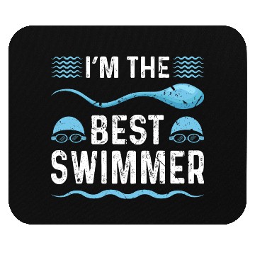 Discover Swim Dad Fathers Day Swimmer Mouse Pads