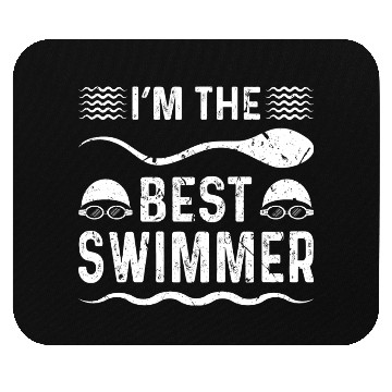 Discover Best Swimmer Funny Humor Swim Mouse Pads