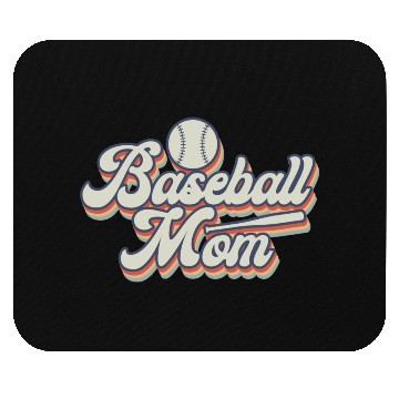 Discover Mom Baseball Lover Baseball Mama Mouse Pads