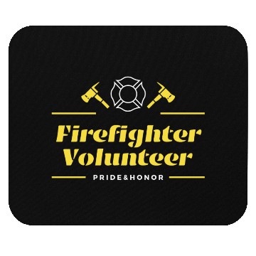 Discover Firefighter Volunteer Pride and Honor Mouse Pads