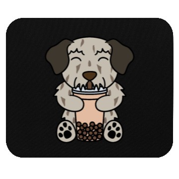 Discover Boba Bubble Tea Irish Wolfhound Mouse Pads