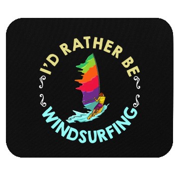 Discover Windsurfing Board Sail Paddle Windsurfer Mouse Pads