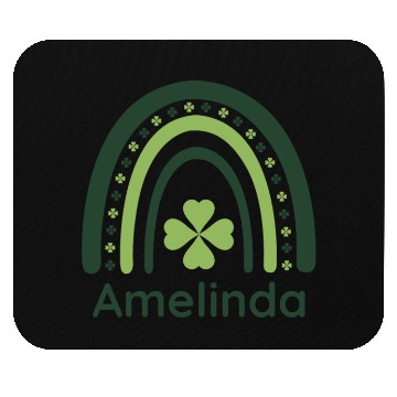 Discover Amelinda Clover Boho Rainbow Mouse Pads