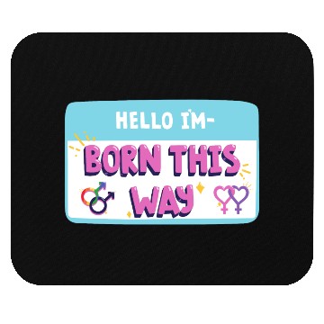 Discover born this way transgender pride Mouse Pads
